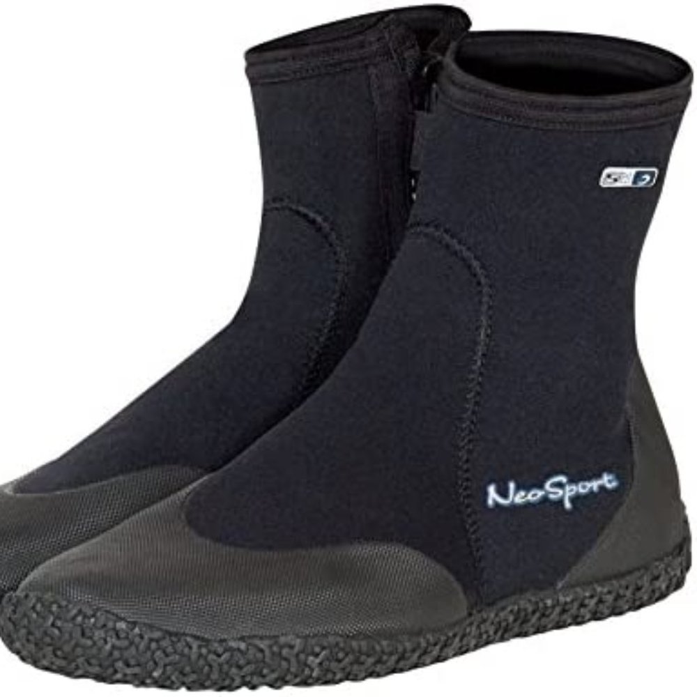 Neo Sport Premium Neoprene Men & Women Wetsuit Boots,  5mm Mens 9/ Womens 10